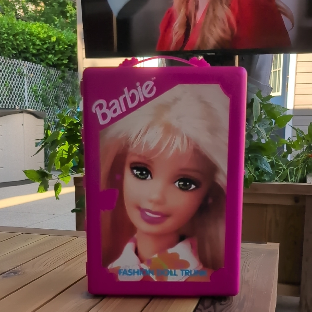 Barbie Pink Carry Case Fashion Trunk